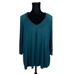 Dolan Anthropologie Turquoise Green Long Sleeve Blouse - Women’s S